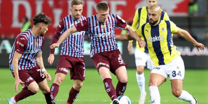 Trabzon'da büyük derbi: Fenerbahçe 90+12 golüyle kazandı