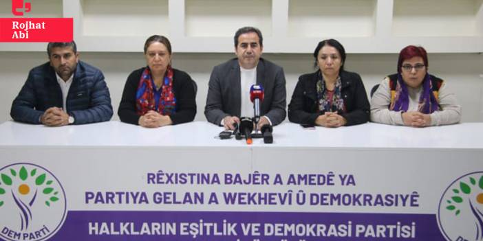 DEM Parti, DBP ve TJA'dan çağrı: Diyarbakır saat 15.00'te kayyıma karşı yürüyecek