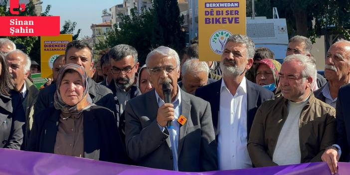 Halfeti'de kayyım protestosu ikinci gününde... Sancar: Kayyım uygulaması Kürt sorununda çözümsüzlüğü derinleştiriyor