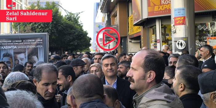 Van'da abluka altında kayyım protestosu... Temelli: Bu halk darbecilere karşı diz çökmeyecek