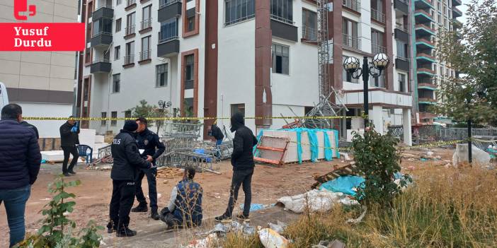 Malatya'da deprem güçlendirme çalışmasında iskele çöktü: İki işçi öldü