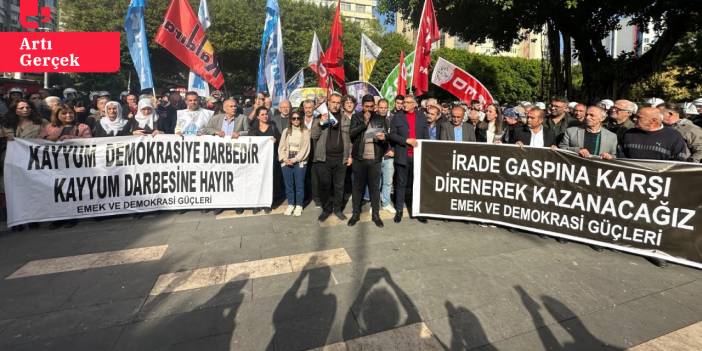 Kayyım atamaları dört ilde protesto edildi: 'Dersim zulme boyun eğmez, teslim olmaz'