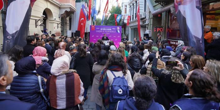 Beyoğlu’nun ilk ‘Kadın Danışma ve Yaşam Merkezi’ açıldı