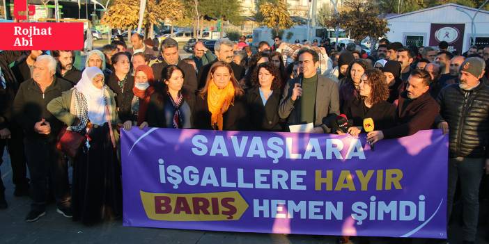 Diyarbakır'dan Rojava için dayanışma çağrısı: 'Kürt halkı saldırılara sessiz kalmayacak'