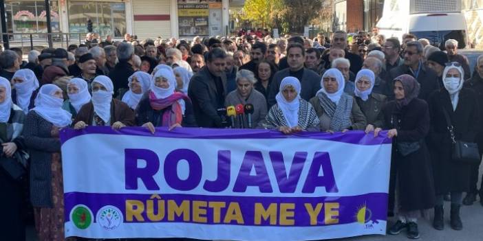 Diyarbakır'dan çağrı: Direnişi büyütelim, Rojava’ya sahip çıkalım