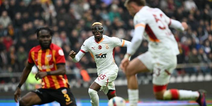 Galatasaray, Kayserispor'u deplasmanda 5-1 yendi: Fenerbahçe'yle puan farkı 8'e çıktı